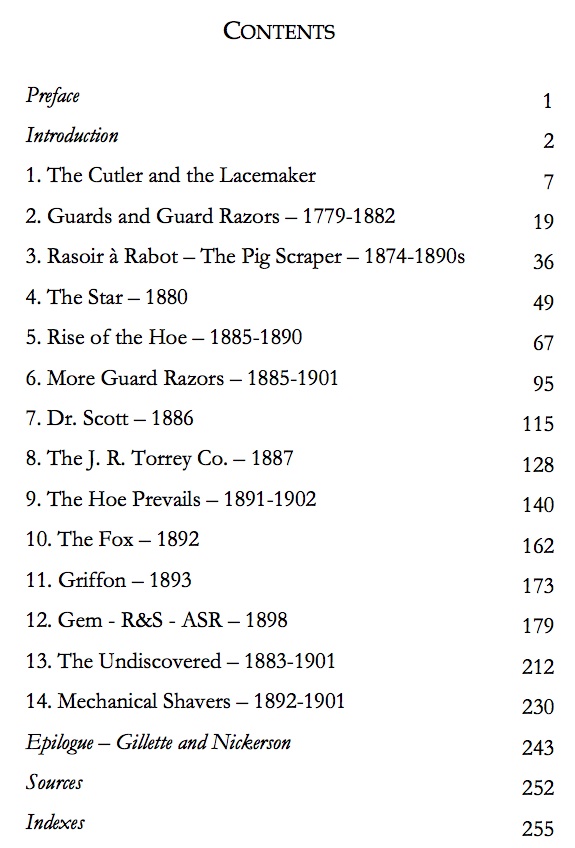 Table of Contents