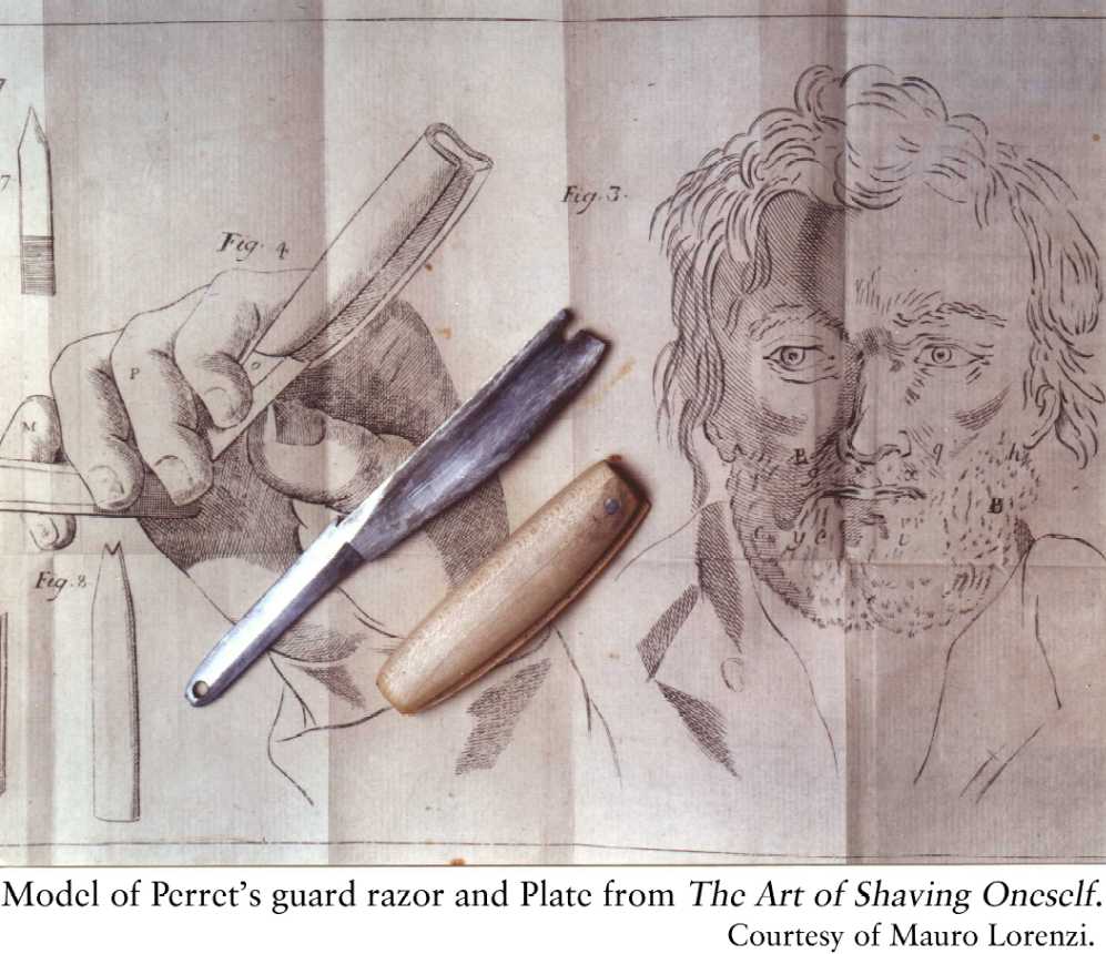 Perret's guard razor